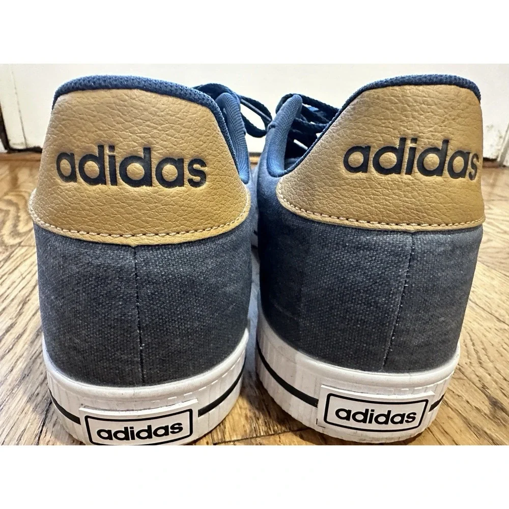 Adidas Daily 3.0 Men's Sneaker Shoe Canvas Athletic Casual GY8115 Blue Size 12 - Picture 8 of 11